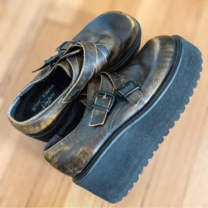 Vintage Candies x Betsey Johnson Platform Wedge Shoes late 90’s Y2K RARE 🍬🍭💖